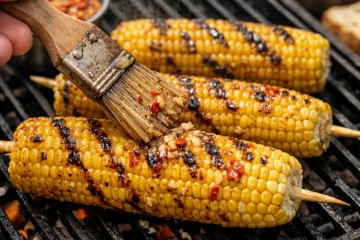 Bild på Grillad majs med chili- och vitlökssmör