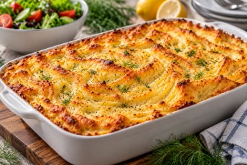 Bild på Fiskgratäng med potatismos